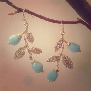 Baby‎ Blue Branch Earrings